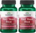 Swanson Made with Organic Traditional Red Yeast Rice 600 Milligrams 60 Veg Capsules (2 Pack)