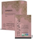 Truvani Vegan Pea Protein Powder 124; Vanilla Chai Measures 124; 20g Organic Plant Protein Measune 124; Single Serving Travel Packets Measures 124; 10 Servering Measures 124; Keto Measurement Free