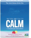 Naturlig Vitality Rolig, Magnesium Citrate tillæg, Anti- Stress Drink Mix Powder, Gluten Free, Vegan, & Non- GMO, Raspberry Lemon, 0,12 oz, 30 Pakker