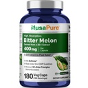 NusaPure Bitter Melon Extract 10. 000 mg 180 Vegan Caps (100% Vegetarisk, Non- GMO, Gluten- fri, 10% Bitter Principper) Bioperine