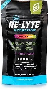 REDMOND Re- Lyte Hydration Electrolyte Powder Drink Mix Variety (7 Stick Packs)