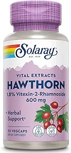 SOLARAY One Daily Hawthorn Extract Supplement, 600 mg