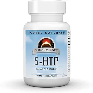 Source Naturals Serene Science 5- HTP, Balanceret Mood * 100 mg - 30 kapsler
