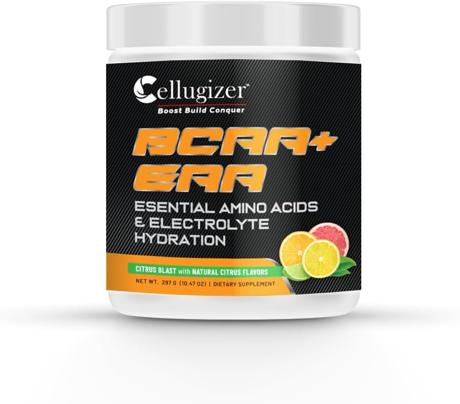 BCAA + EAA + Electrolytes against 124; New & Customs against 124; 6.5g EAA, 5g BCAA, Hydration Matrix against 124; Citrus Blast Flavor against 124; 30 Serveringer