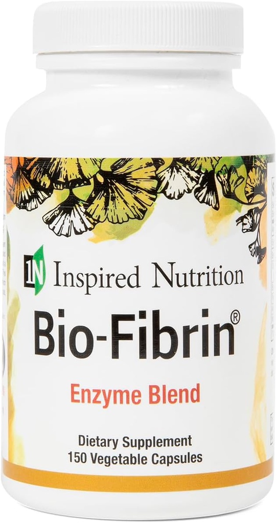 Bio- Fibrin ® Supplement - Multi Enzyme - Fibrin Defense Proteolytiske enzymer - 150 kapsler
