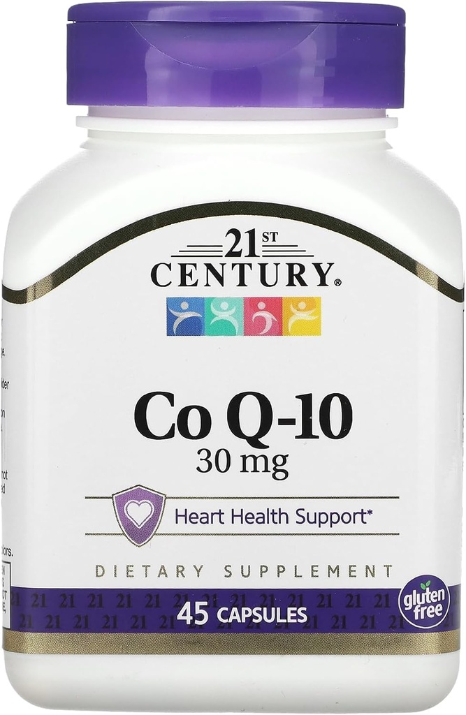 21. Century Co Q10 30 mg kapsler, 45 Tælling (21341)