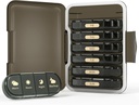 Ugentlig Pill Organizer 4 gange om dagen, 7 dag Pill Box 4X, Portable for Travel Pill Case for Pills / Vitamin / Fish Oil / Medicin / Kosttilskud (4x7 Black)