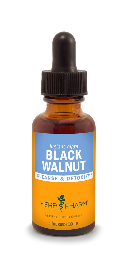 Herb Pharm Black Walnut Liquid Extract til rensning og afgiftning - 1 Ounce