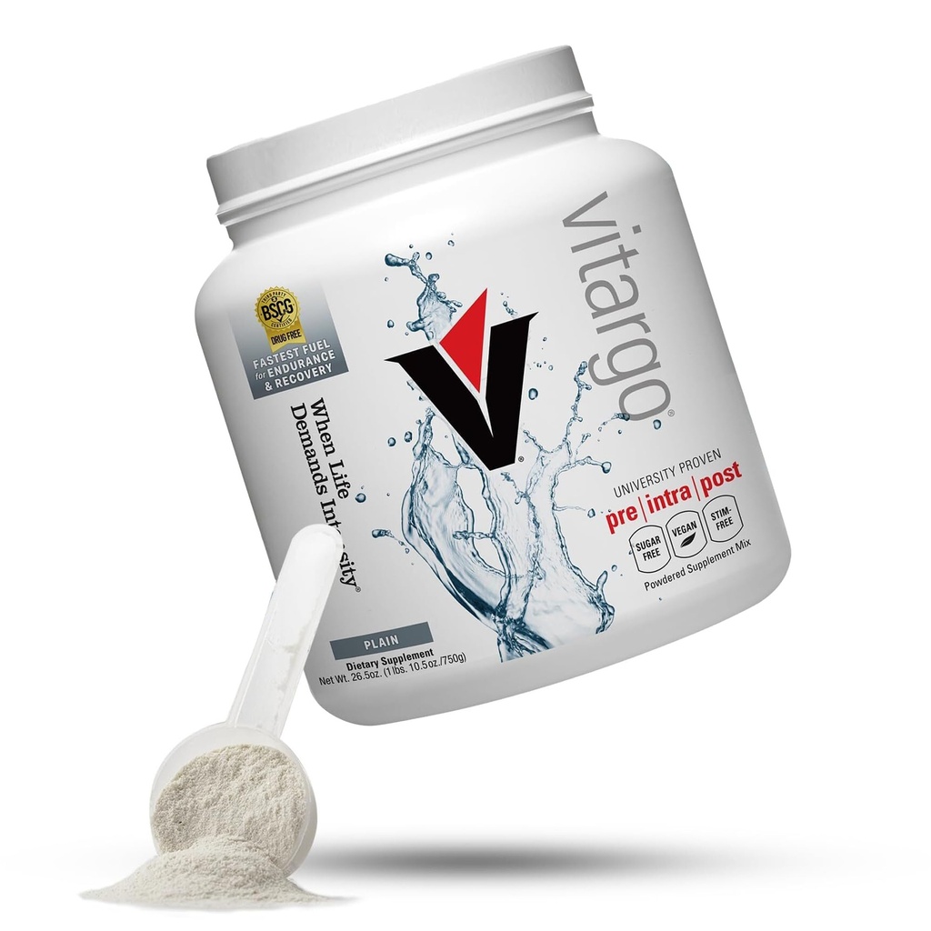Vitargo Carbohydrate Powder124; Feed Muscle Glycogen 2X Hurtigere 124; 1 LB Unflavored Pre Workout & Post Workout Recovery Powder 124; Carb supplement til inddrivelse, Endurance, Gain Muscle Mass