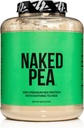 NAKED Pea - 5LB 100% Pea Protein Powder fra nordamerikanske gårde - Unflavored Vegan Pea Protein Isolate - Plant Protein Powder, Let at synliggøre - 76 Serveringer