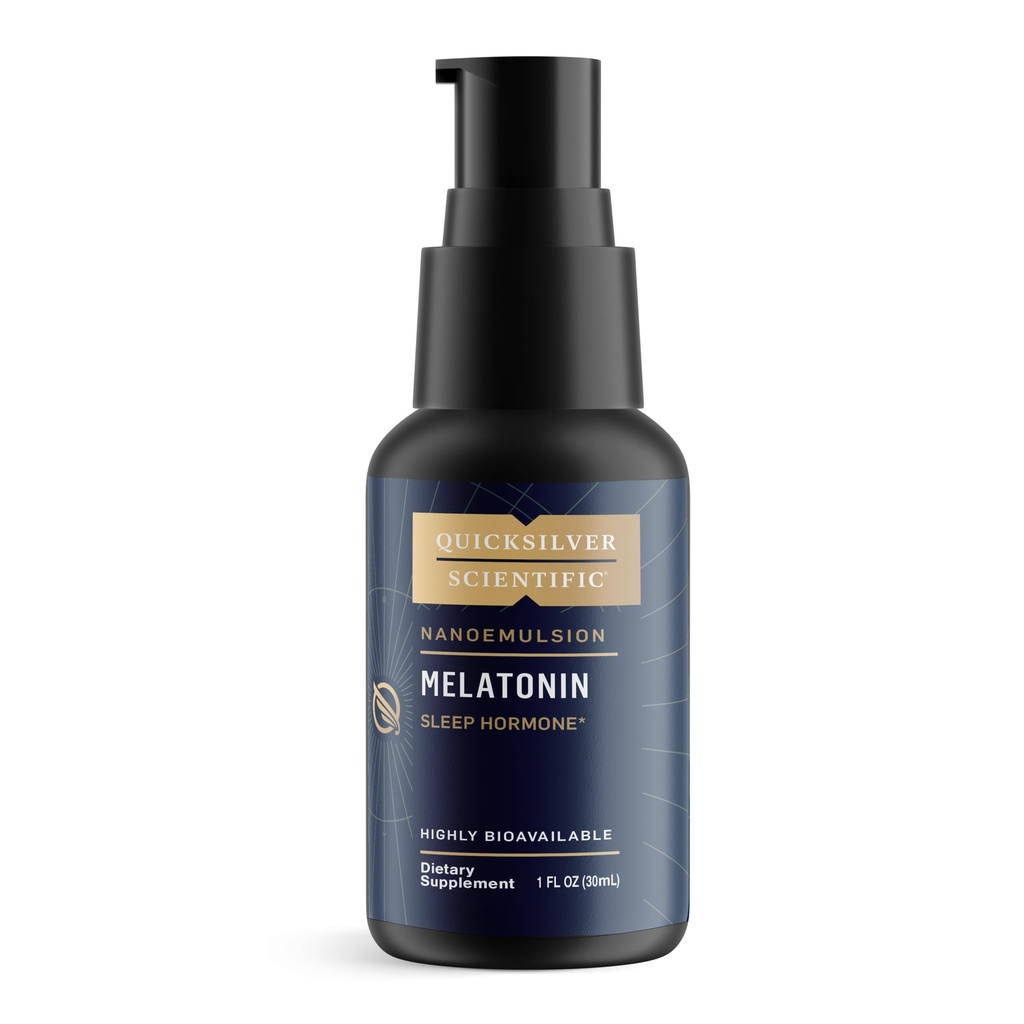 Quicksilver Scientific Liposomal Melatonin - Sengetid, Jet Lag & immun Support Flydende til voksne - Effektiv, Superior Absorption 1mg Melatonin til Minimere Morgentørhed (30 ml)