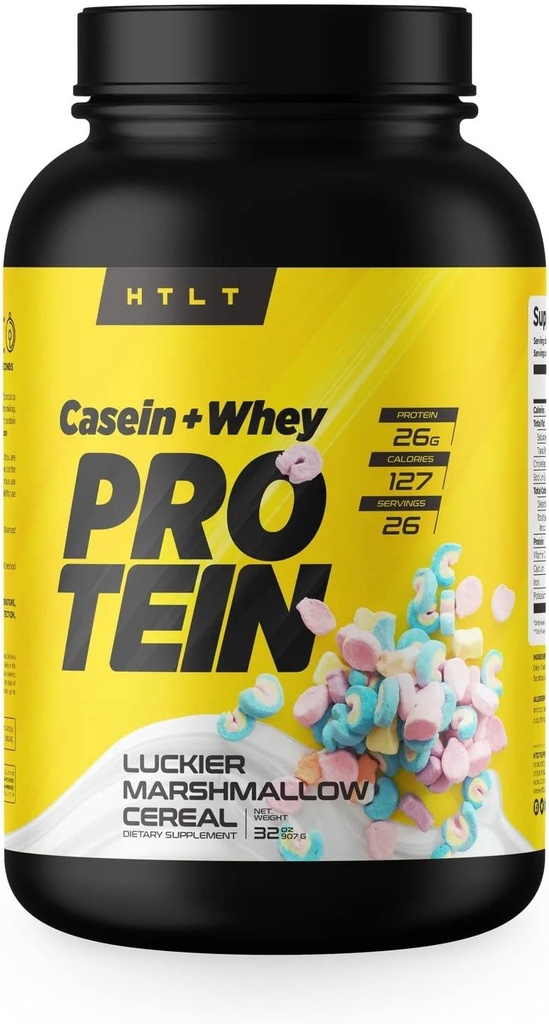 Casein + Whey Protein af HTLT- 124; Whey & Casein Protein Shake Powder