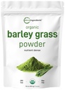 Organic Barley Grass Powder, 16 Ounces Б124; US Grown Б124; Rig i vitaminer, mineraler, fibre, & antioxidanter Б124; Superfood Green Mix for immunsundhed og fordøjelse Support