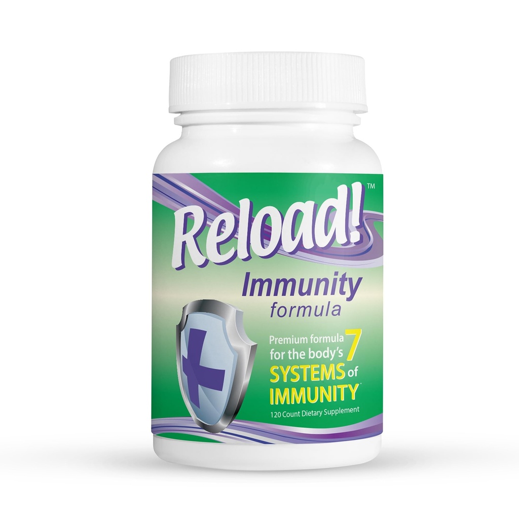 Genlad! Immunitet Antioxidant, Echinacea, Vitamin A, C, D, Zink, Selen, Ginkgo, Aloe, Probiotika / Prebiotika, Fenugreek Capsule 120ct, 30 Day Supply