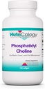 Nutricology Phosphatidyl Cholin Supplement - Lecithin Capsules, fordøjelsesenzymer til lever, fedt fordøjelsesstøtte, Cholin Kosttilskud til fede lever, 1540mg Softgels - 100 Greve