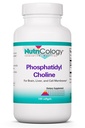 Nutricology Phosphatidyl Cholin Supplement - Lecithin Capsules, fordøjelsesenzymer til lever, fedt fordøjelsesstøtte, Cholin Kosttilskud til fede lever, 1540mg Softgels - 100 Greve