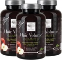 NY NORDIC hår volumen gummies, 2500 mcg biotin, daglige hår vitaminer supplement til støtte hår hud & negle, Vegan, 60 greve (pakke med 3)