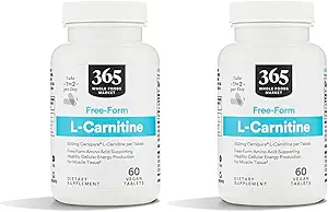 Whole Foods Market, L Carnitin 500mg, 60 ct (pakning med 2)