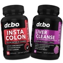 Colon Cleanser Detox & Lever Cleanse - 15 dages Colon Cleanse Pills & Lever Detox Support Milk Thistle Dandelion - tarmbevægelse Kosttilskud til Intestinal Mave Bloating Gut Body Flush