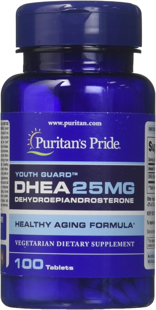 Puritans pride DHEA 25 mg tabletter, 100 greve