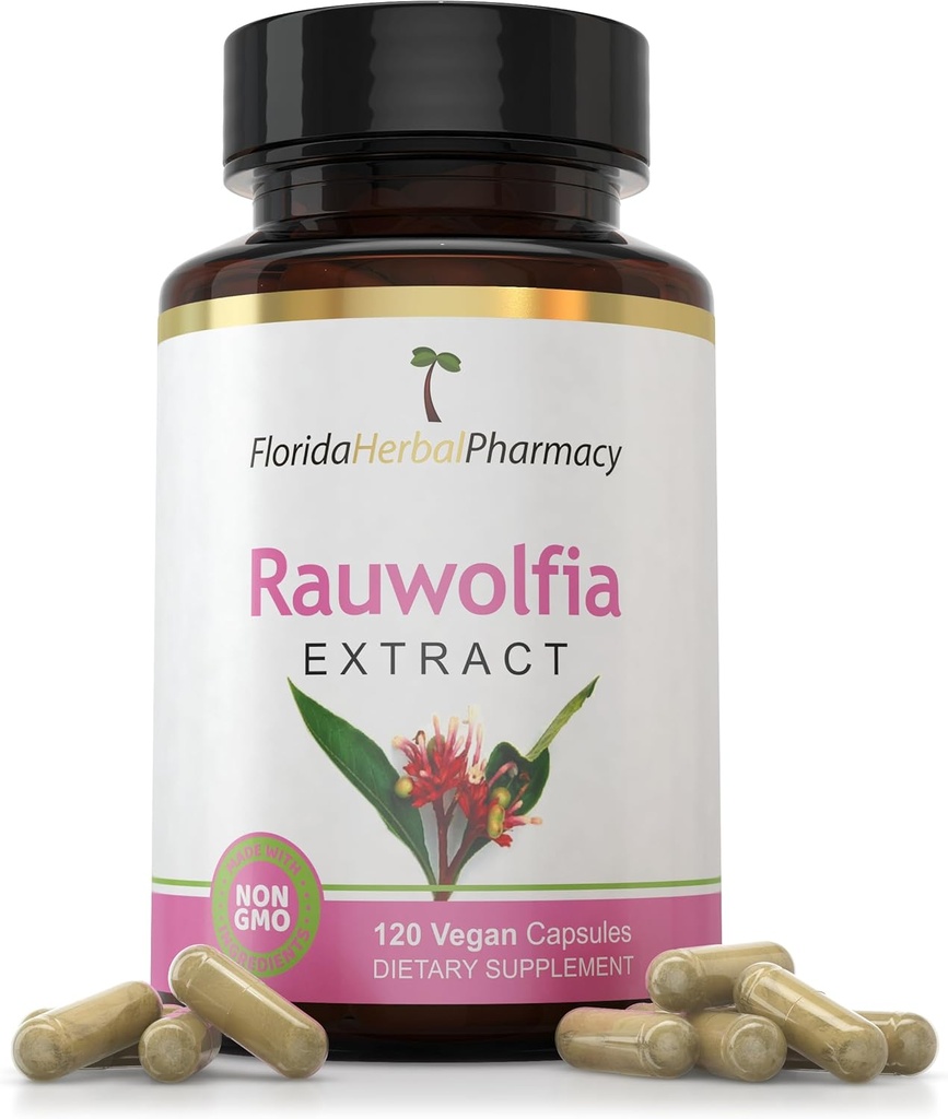 Florida Herbal Apotek, Rauwolfia Extract Supplement Kapsler