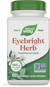 Natures Way Eyebright Herb Vegetar Capsule, 100 ct