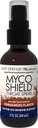 Værtsforsvar MycoShield Throat Spray - immunforsvar - kost chaga, Reishi, Tyrkiet hale & mere - On- The- Go immunstøtte - kanel flavor, 2 fl oz (142 Servere) *