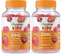Levedygtig Zink 25mg Kids + Zink Kids, Gummies Bundle - Great Tasting, Vitamin Supplement, Gluten Free, GMO Free, Chewable Gummy
