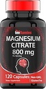 TNVitaminer Magnesium Citrat 800 MG - 120 Kapsler 124; To Måned Supply!