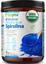 biophix Blue Spirulina Powder Organic Blulina 10 oz - Alger Organic Spirulina Powder 283 Servering - Superfood supplement - Natural Blue Pigment - Espirulina en Polvo Organica Pura Azul
