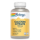 Solaray Calcium Citrate 1000mg - Chelated Calcium Supplement - Understøtter Knoglestyrke og sunde tænder - Nem til det daglige - 60- dag garanti, Vegan - 30 Servere, 120 VegCaps