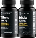 Nugenix Essentials Tribulus Terrestris til mænd Extract - 95% Total Saponiner, 1000 mg høj potens, Ekstra styrke, 120 Greve
