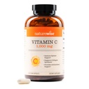 NatureWise C 1000mg kapsler - Ekstra styrke Vegan C vitamin til daglig antioxidant & immunforsvar - non-GMO, USA Fremstillet - 360 kapsler [360- dag levering]