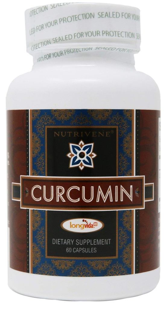 Curcumin, Longvida ™ af Nutrivene (500 mg, 60 kapsler)