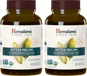Himalaya Organic Bitter Melon - Herbal Glucose Metabolisme Support - USDA Organic, Non- GMO, Vegan, Gluten Free, Additive Free, 660 mg, 60 caplets (Pack of 2)