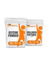 BulkSupplements Glycine 500g + Collagen Peptider 1 kg Bundle