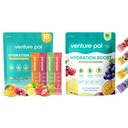 Venture Pal Sugar Free Electrolyte Powder Packets - Flydende Daily IV Drink Mix for Rapid Hydration & Party Recovery