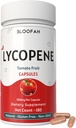Tomat pulver kapsler 500mg - 180 Count (Lycopene) Natural Carotenoid Supplement for sundhed og wellness Support