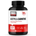 Kraftfaktor Acetyl L- Carnitin Brain Supplement, Nerve Support, og Cellulær Energy Booster, Acetyl L- Carnitin 500mg, Premium kvalitet, Vegan, Non- GMO, 100 Vegetabilske kapsler