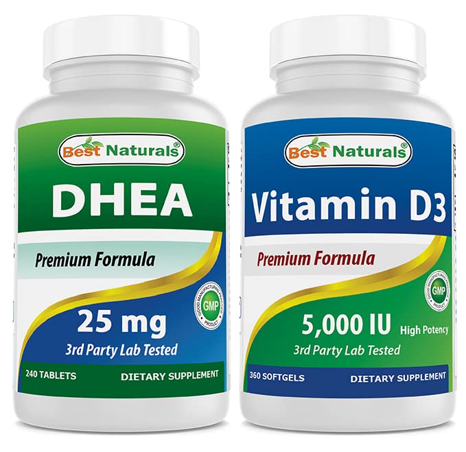 Bedste Naturals Dea 25mg & vitamin D3 5000 I