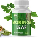 Moringa kapsler - 90 Pure Moringa pulver kapsler pakket med næringsstoffer til immunforsvar, og daglig sundhed