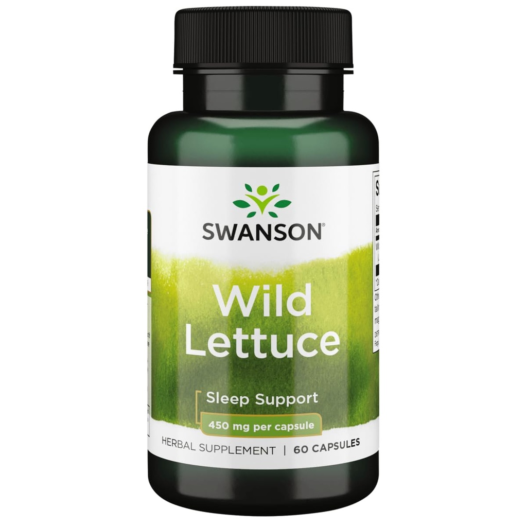 Swanson Full Spectrum Wild Salat 450 Milligram 60 Kapsler