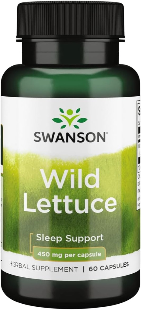 Swanson Full Spectrum Wild Salat 450 Milligram 60 Kapsler
