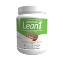 Lean1 Meal Erstatning Protein Powder, Chokolade Peanut Butter Flavor, 15 -Servering Tub.