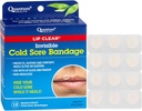 Quantum Health Lip Clear Usynlig Cold Sore Patches for Lips Hjælp Soothe Skjold & Skjul Cold Sores - Hjælper forebyggelsen - Fever Blister Blister Bandager til kvinder og mænd - 12 Greve