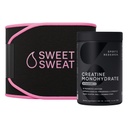 Sportsforskning Creatin monohydrat og sød sweat waist trimmer - sort / pink (Medium)