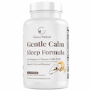 Let rolig søvn formel med Magnesium, L- Theanin, Melatonin, GABA, 5- Htp Meading 124; Sleep Aid Meading 124; Non-GMO - 60 Kapsler