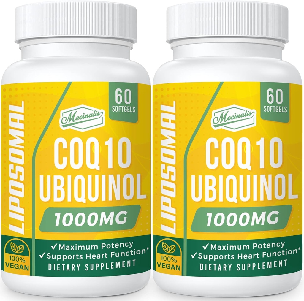 1000mg Liposomal CoQ10 Softgels