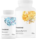 THORNE - Curcumin Phytosome Vedvarende frigivelse (120 kapsler) & Memoractiv (60 kapsler) Bundle - Understøtter fælles sundhed, muskel sundhed og sund aldring - Dairy Free, Soy Free, Gluten Free