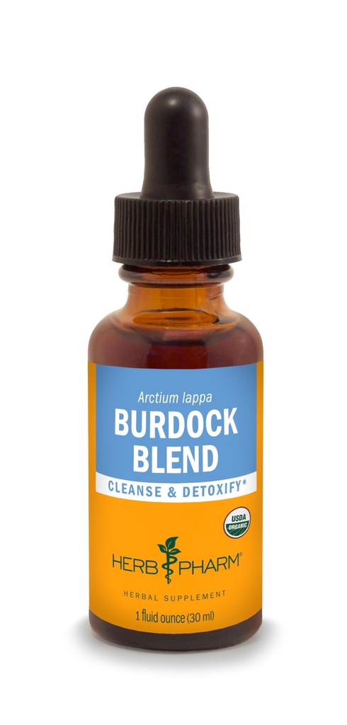 Herb Pharm Burdock Blend Liquid Extract til støtte oprydning & afgiftning - 1 Ounce (DBURD01)